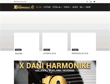 Tablet Screenshot of daniharmonike.com